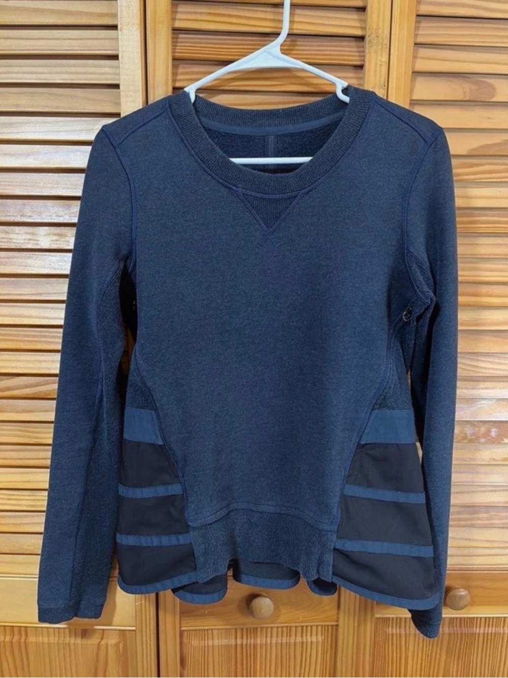 lululemon athletica Navy Crewneck Pullover Sweater